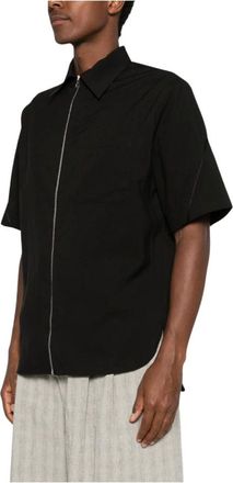 Givenchy Short Sleeve Shirts, male, Black, Size: XL Short Sleeve Shirt
