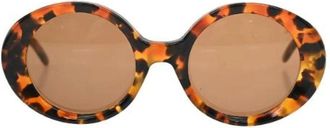 Gucci Pre-owned Accessories, female, Brown, Size: ONE SIZE Pre-owned Plastic Sunglasses