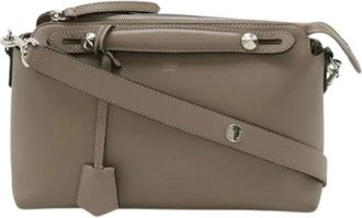 Fendi Pre-owned Cross Body Bags, female, Gray, Size: ONE SIZE Pre-owned Vintage Shoulder Bag