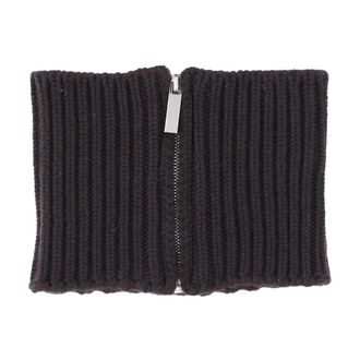 SA SU PHI Kasjmier Rits Halswarmer Zacht - Dames - Wintersjaals - Bruin - ONE Size - Kasjmier - Accessoires
