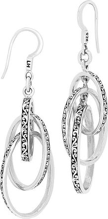 Lois Hill Silver Drop Earrings