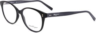 Ferragamo Ferragamo Womens 53 mm Black Grey Marble Eyeglasses SF2911-004-53