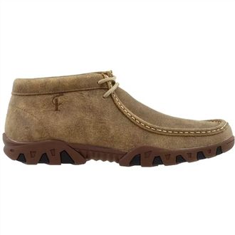 Ferrini Womens Rogue Chukka Ankle Boots In Mocha