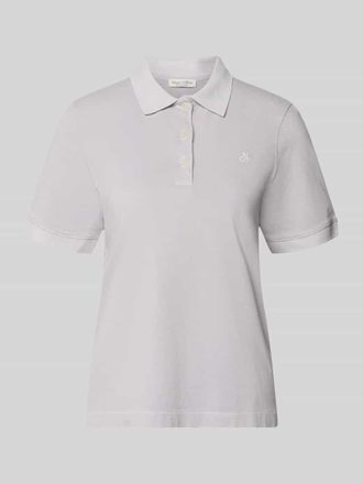 Marc O'Polo Regular Fit Poloshirt aus Baumwoll-Mix in Hellblau, Gr&ouml;&szlig;e XXL