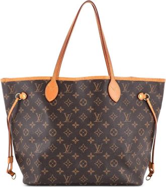 Louis Vuitton Neverfull NM shopper met monogram canvas - Bruin
