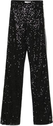 Nissa Pantaloni con paillettes - Nero