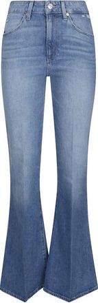 Paige Denim Jeans Samenstelling Mexico - Dames - Flared Jeans - Blauw - W28 - Denim - Jeans