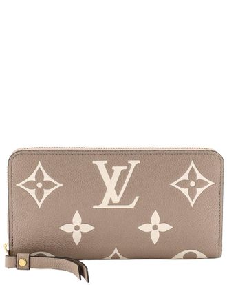 Louis Vuitton Zippy Wallet Bicolor Monogram Empreinte Giant (Authentic Pre- Loved)