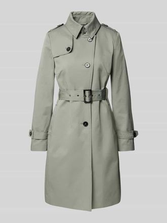 Jake*s Casual Trenchcoat mit Tailleng&uuml;rtel in Schilf, Gr&ouml;&szlig;e 40