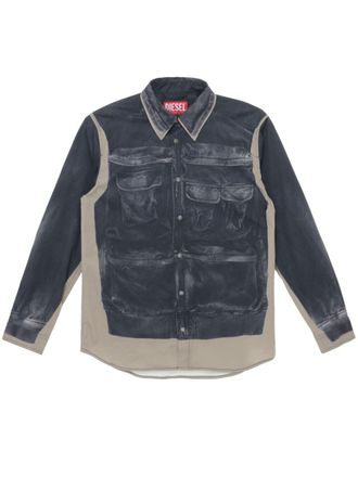 Diesel S-After-A shirtjack - Zwart