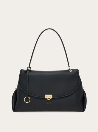 Ferragamo Donna Borsa a tracolla Gancini (L) Nero