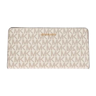 Michael Kors Wallets & Cardholders, unisex, Beige, Size: ONE SIZE Bryant Large Signature Logo Snap-Front Wallet