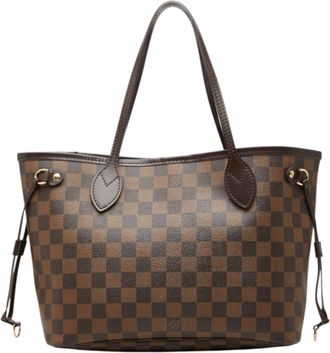 Louis Vuitton Damier Brown Cerise Red Color Pvc Leather Shoulder Bag Tote Bag (Pre-Owned)