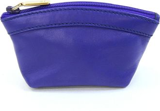 Gucci Blue Leather Coin Purse/Coin Case (Pre-Owned)