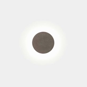 Netlighting Moal Double Outdoor LED Recessed Ground Light Cement IP65 8.2W 3000K in Brown