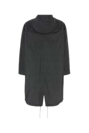 Michael Kors Womens Outerwear Coat Gray Recycled Polyes Ter
