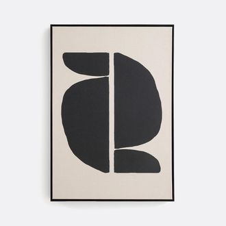 La Redoute Interieurs Doek in bedrukt linnen 70x100 cm, Lodga