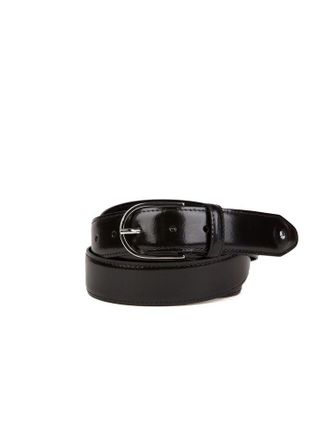 Momo Design Mens Belt Black Genuine Leather Accessories