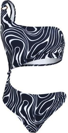 Vilebrequin Women Asymmetric One-piece swimsuit Orcas in Navy at Nordstrom, Size Medium