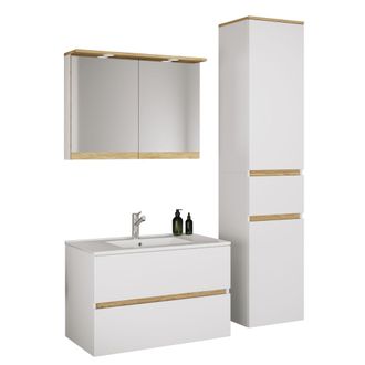 VCM Conjunto De Muebles De Ba&ntilde;o Con Lavabo Cosila-i 81 181x121x47 - Vcm