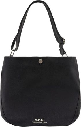 A.P.C. Journal Crossbody - Heren - Handtassen - Zwart - ONE Size - Katoen - Tassen