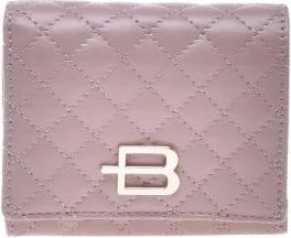 Baldinini Wallet in black nude leather leather - Dames - Portefeuilles - Paars - ONE Size - Leer - Accessoires
