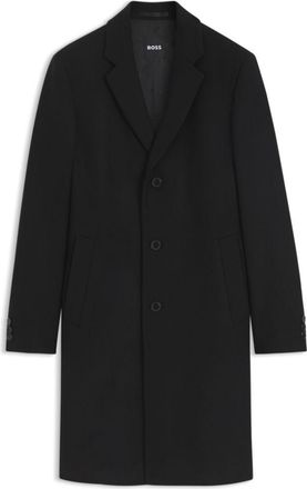 BOSS Slim-fit coat in a wool blend