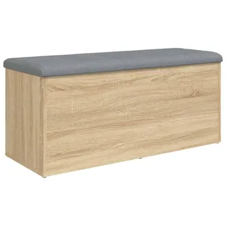 vidaXL Vidaxl - Panca Portaoggetti Rovere Sonoma 102x42x45 Cm Legno Multistrato