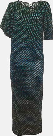 M Missoni Multicolour Dobby Knit Maxi Dress