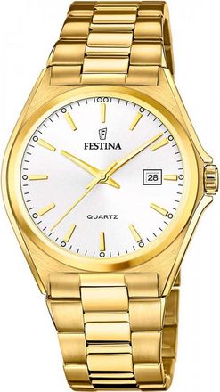 Festina F20555-2 Mens Classic Watch - Gold - One Size