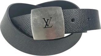 Louis Vuitton Pre-owned Vintage Riem - unisex - Vintage Accessoires - Zwart - ONE Size - Leer - Vintage