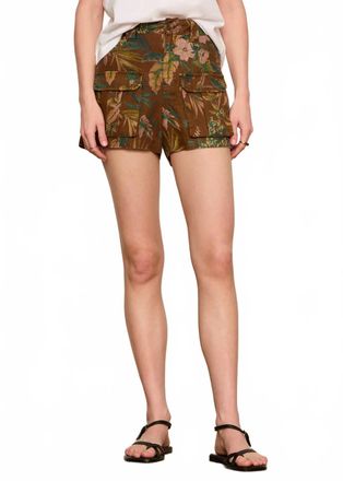 Sanctuary Rush Army Short With Cargo Pocket In Vintage Ivy