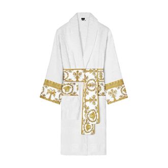 Versace Robes, male, White, L, I Love Baroque Bathrobe