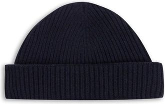 John Smedley Berretto a coste - Blu