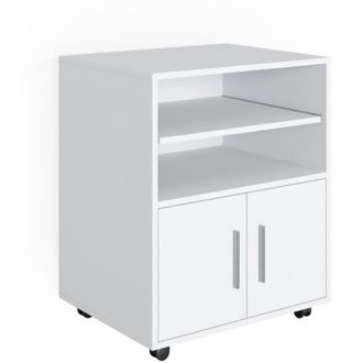 Vicco Carro Con Ruedas Novak, Blanco, 60.2 X 48.4 Cm Vicco