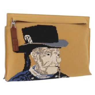 Loewe unisex, Pre-owned, Bruin, Maat: ONE Size Leer