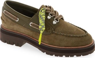 Rag & Bone Cameron Lug Sole Loafer in Olive at Nordstrom, Size 10.5Us