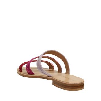 Jack Rogers Amelia Sandal Pink/Red 162201SA01-699 Womens
