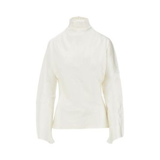 R&oacute;he Satin waisted blouse Woman 36