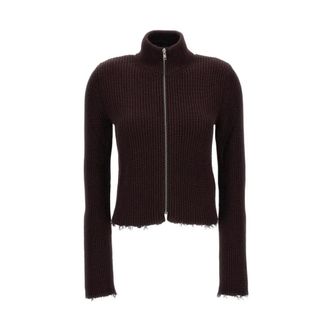 Maison Margiela Truien & Vesten, Dames, Bruin, M, Katoen, MM6 Maison Margiela Truien