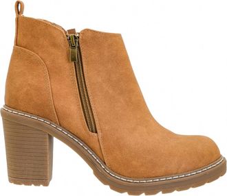 Corkys Footwear Womens Rocky Top Zip Up Bootie In Camel