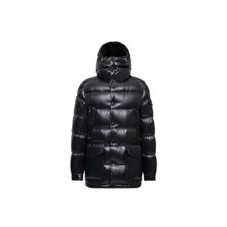 Moncler Chiablese Hooded Short Down Jacket Black Size 0