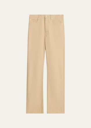 J.W.Anderson Mid-Rise Straight-Leg Jeans