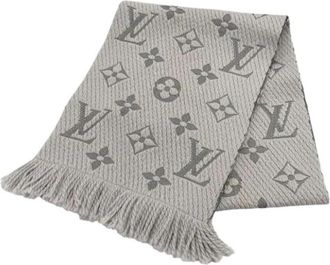 Louis Vuitton Pre-owned Stole - Dames - Vintage Accessoires - Grijs - ONE Size - Wol - Vintage