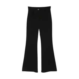 Michael Kors Pantalones anchos - Trousers - Mujer - Negro - W28