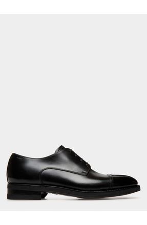 Bally Scribe Un Derby In Plain Calf Leather in Black at Nordstrom, Size 44