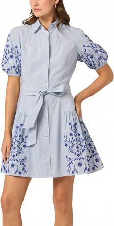 Shoshanna Danika Dress In Blue