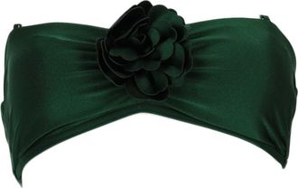 Zimmermann Waverly Flower Bandeau Bra with Central Floral Embellishment