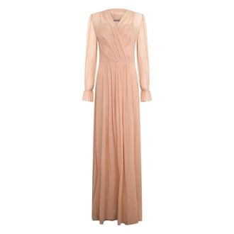 Alberta Ferretti Dames, Jurken, Roze, Maat: S Zijde