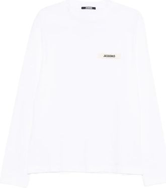Jacquemus T-shirt Le T-shirt Gros Grain - Bianco